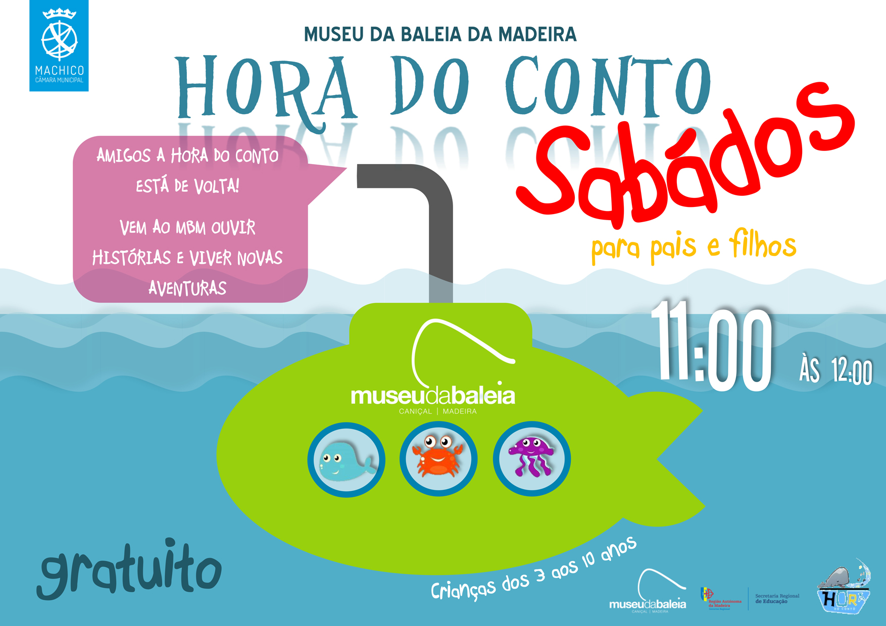 hora do conto voltou