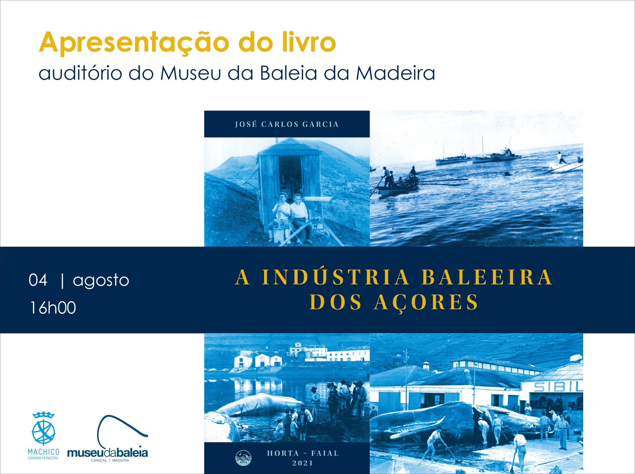 Cartaz a industira baleeira dos acores