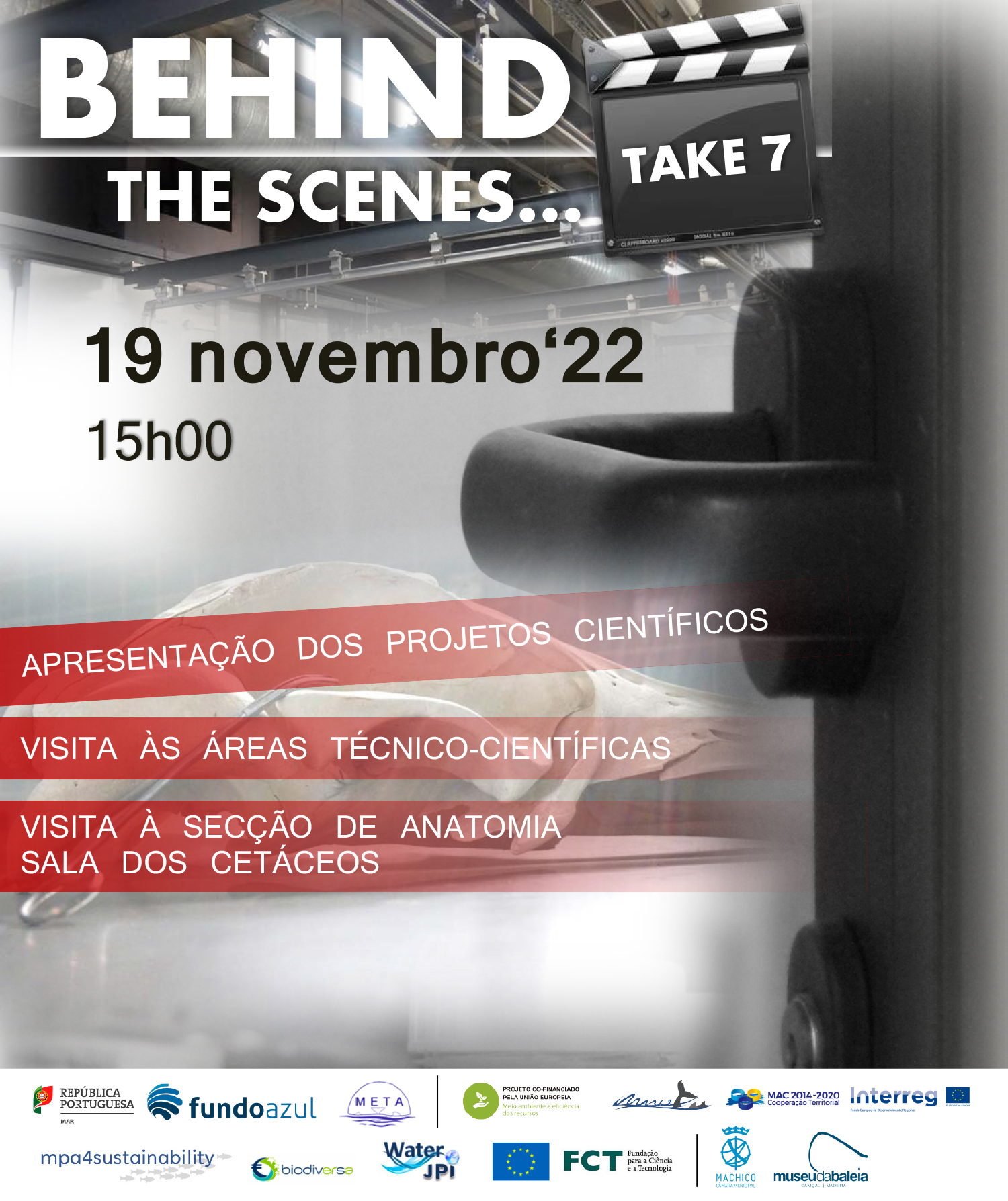 cartaz behind the scenes take 7A face 1